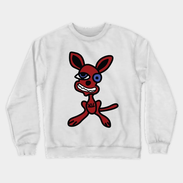 Kangaroo - Strange Crewneck Sweatshirt by hogartharts